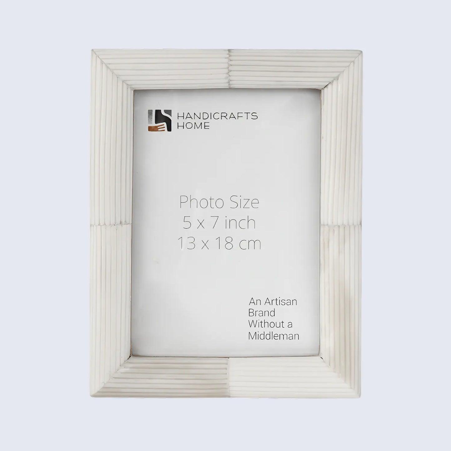 Hand Carved White Bone Inlay Photo Picture Frame in 3 Sizes