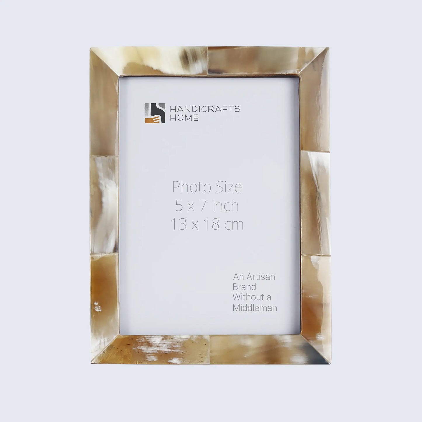 Picture Frame Essence Black Collection Horn Inlay White –4 Sizes