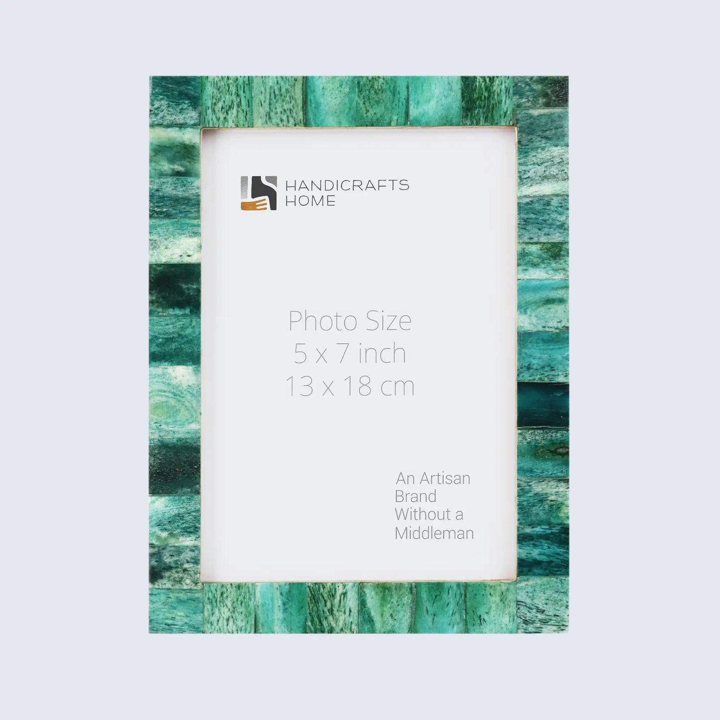 Picture Frames Classic Pattern Bone Inlay Collection in 27 Sizes, Green