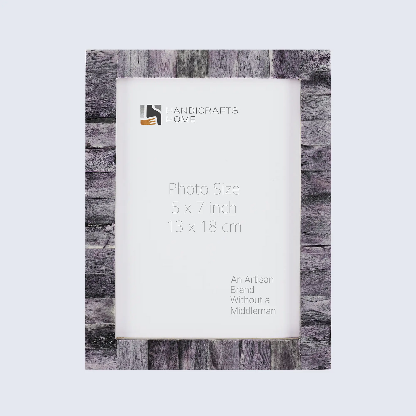 Picture Frames Classic Pattern Bone Inlay Collection in 27 Sizes, Grey