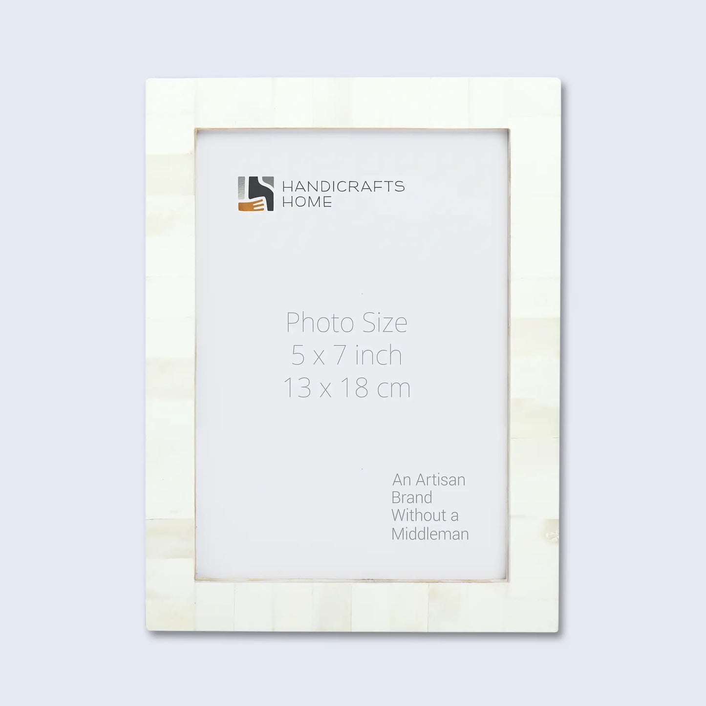 Picture Frames Classic Pattern Bone Inlay Collection in 27 Sizes, White