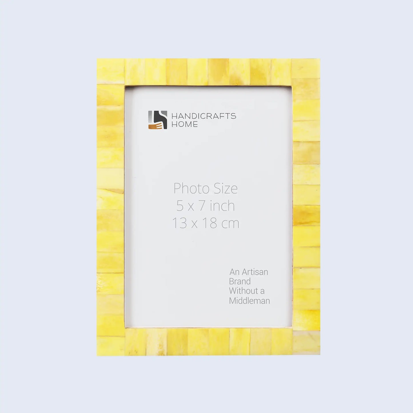 Picture Frames Classic Pattern Bone Inlay Collection in 27 Sizes, Yellow