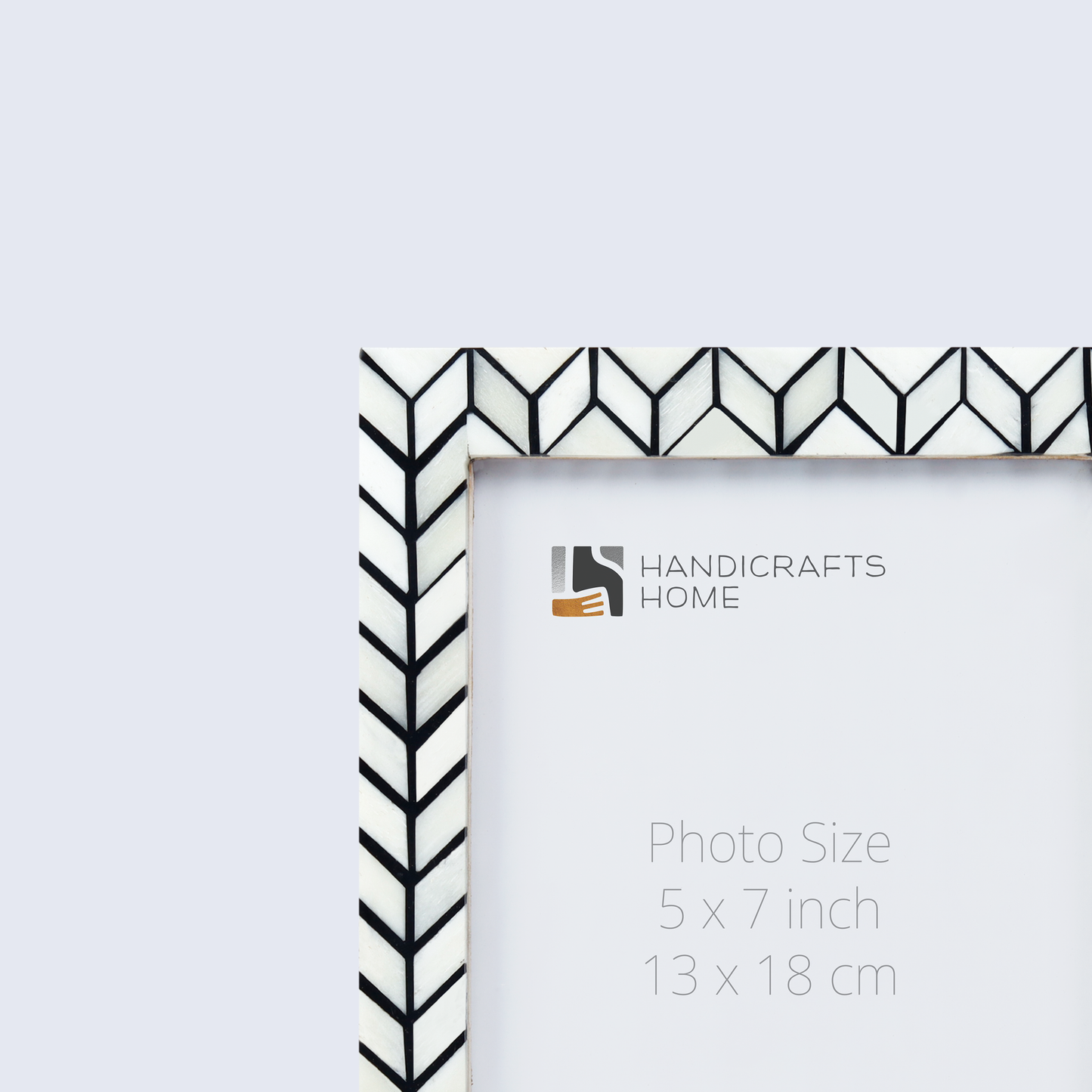 Picture Frames Artic Horizon Bone & Resin Inlay Collection in 3 Sizes