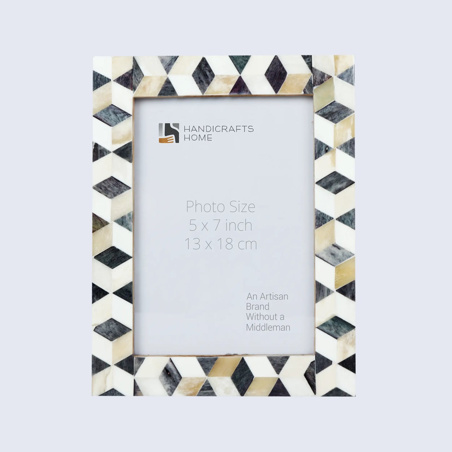 Arctic Moss collection White & Grey Picture Frame - 4x6, 5x7, and 8x10