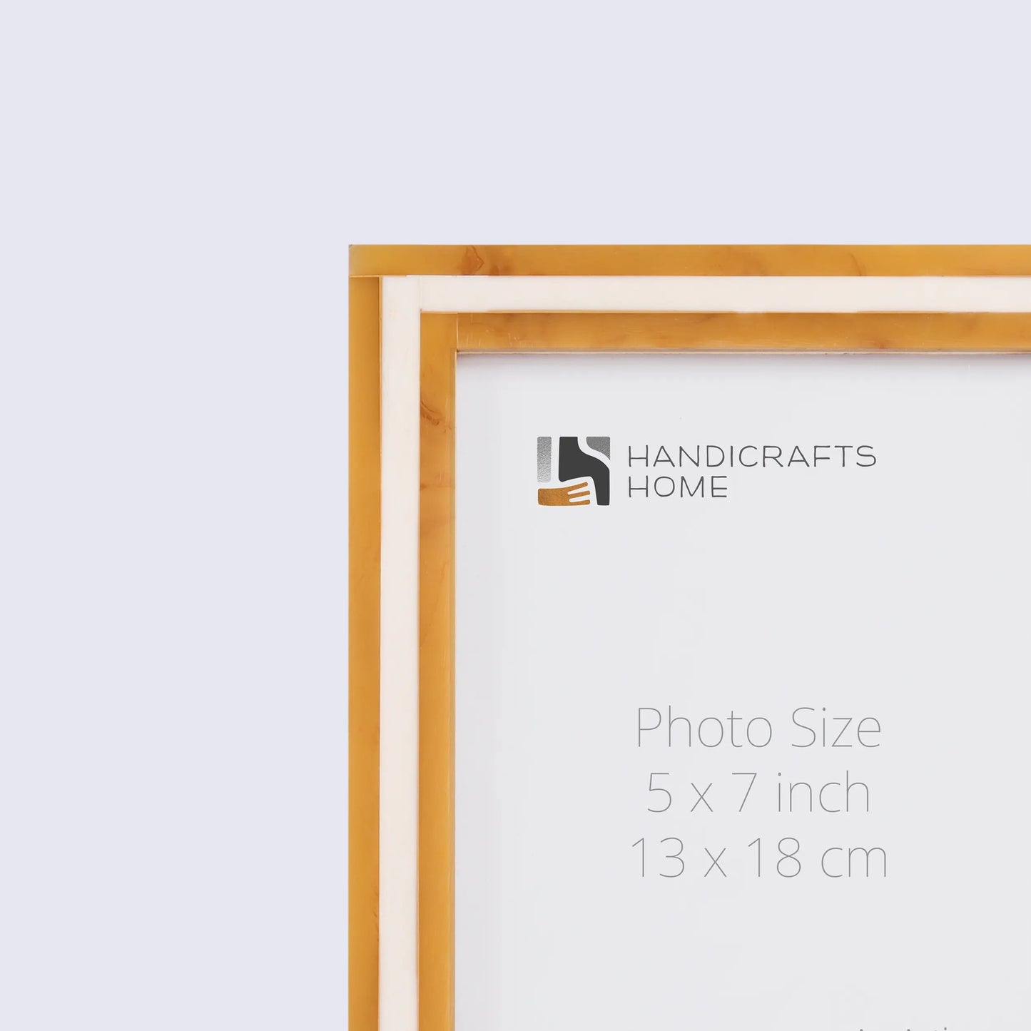 Picture Frames Avant Amber Pattern Resin Inlay Collection in 3 Sizes