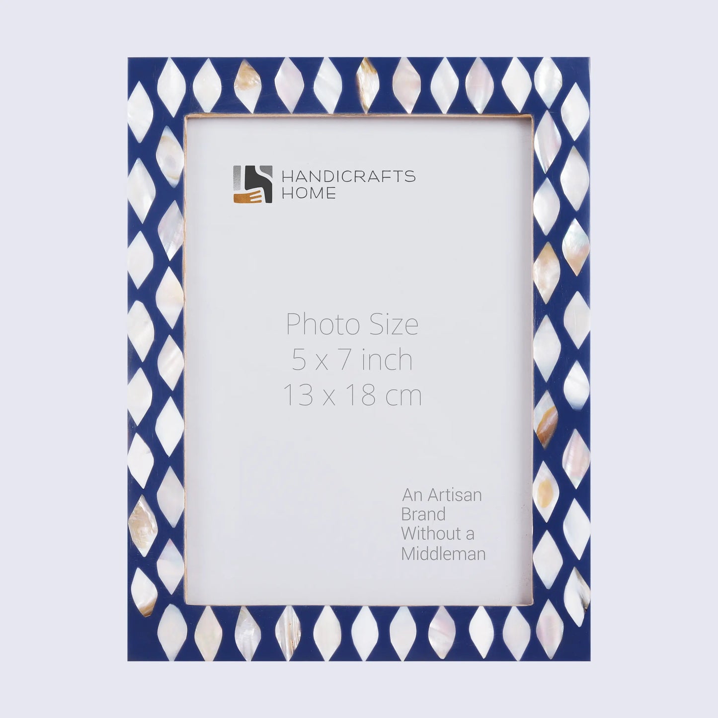 Picture Frames Avant Drops Pattern Mother of Pearl & Resin Collection in 3 Sizes