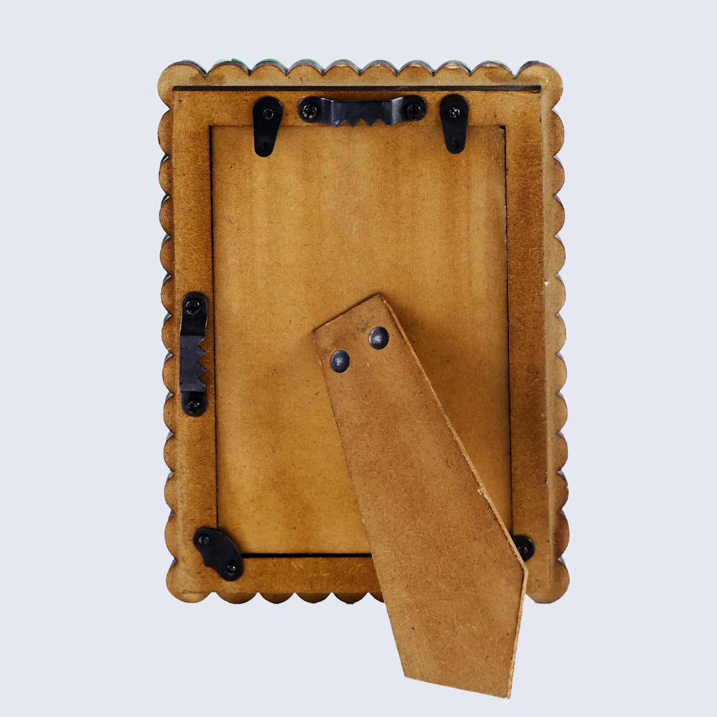 Chalet Collection Resin Inlay Picture frame for Holiday Decor & Gifting - Red , 4x6 and 5x7