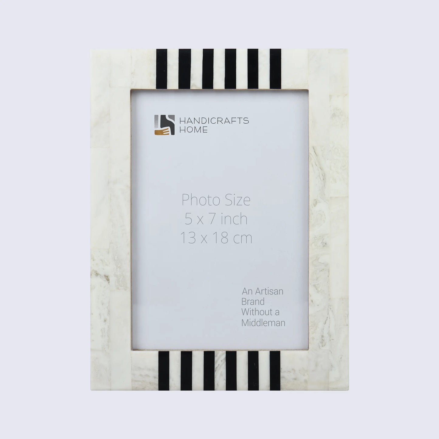 Picture Frames Contour Alto Pattern Resin Inlay Collection in 3 Sizes