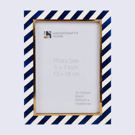 Picture Frames Halo Gondola Pattern Resin Inlay Collection in 3 Sizes