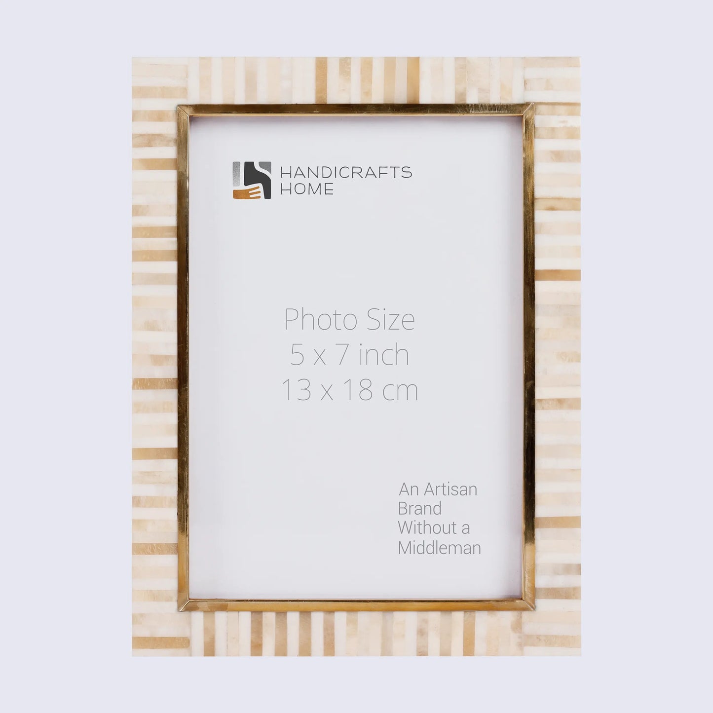 Picture Frames Halo Keys Pattern Bone Inlay White in 3 Sizes