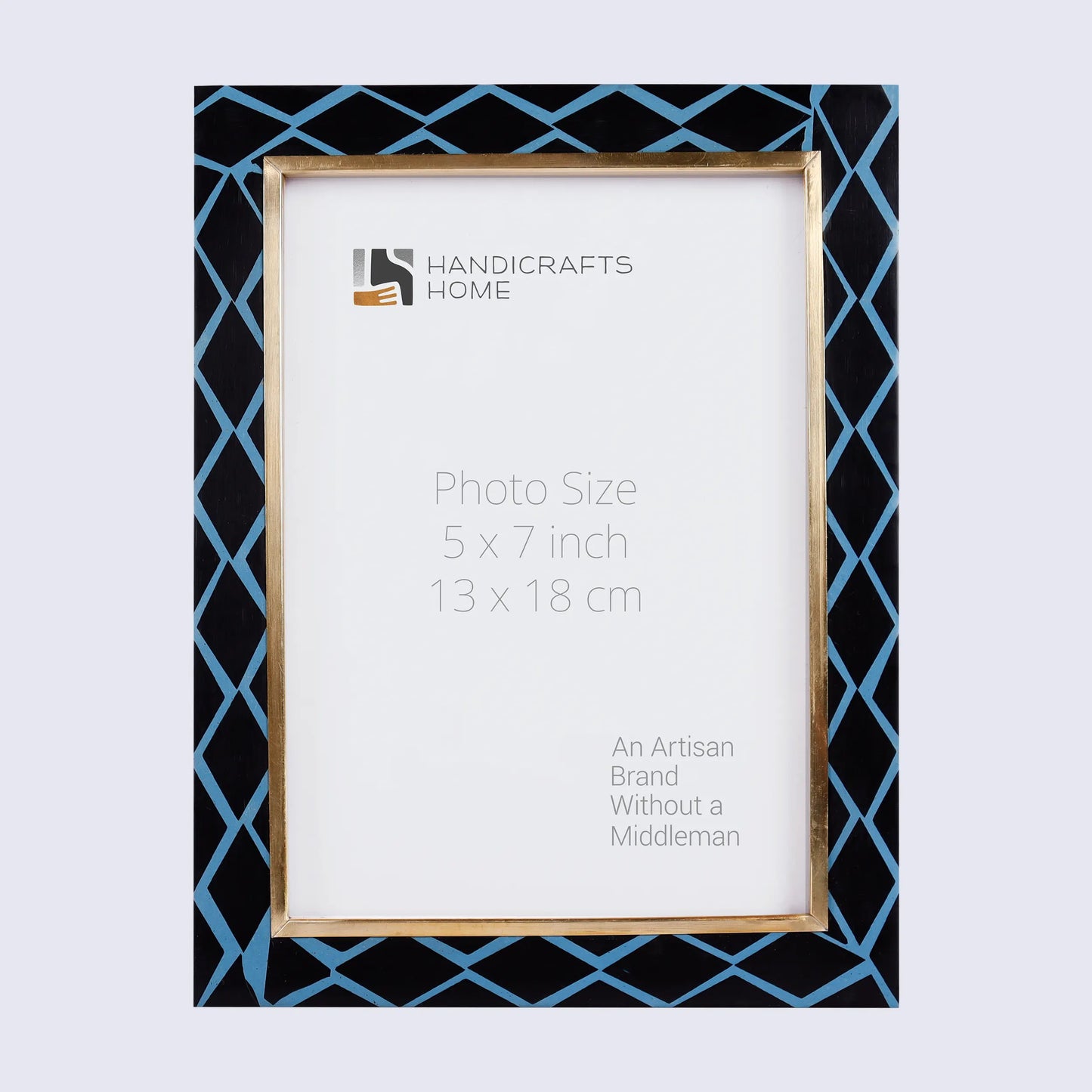 Picture Frames Halo Mamba Pattern Resin Inlay Collection in 3 Sizes