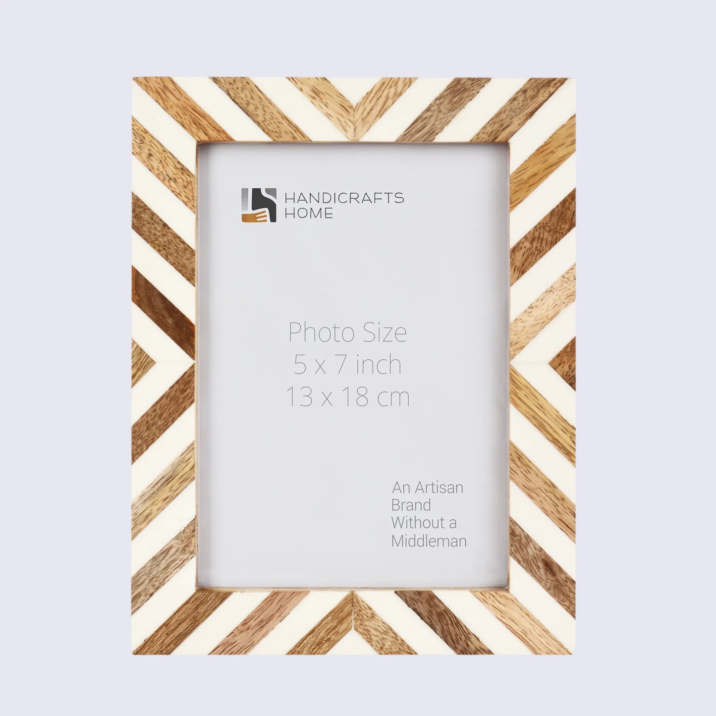 Picture Frames Hypno Calm Collection Wooden & Resin Inlay Frame in 3 Sizes