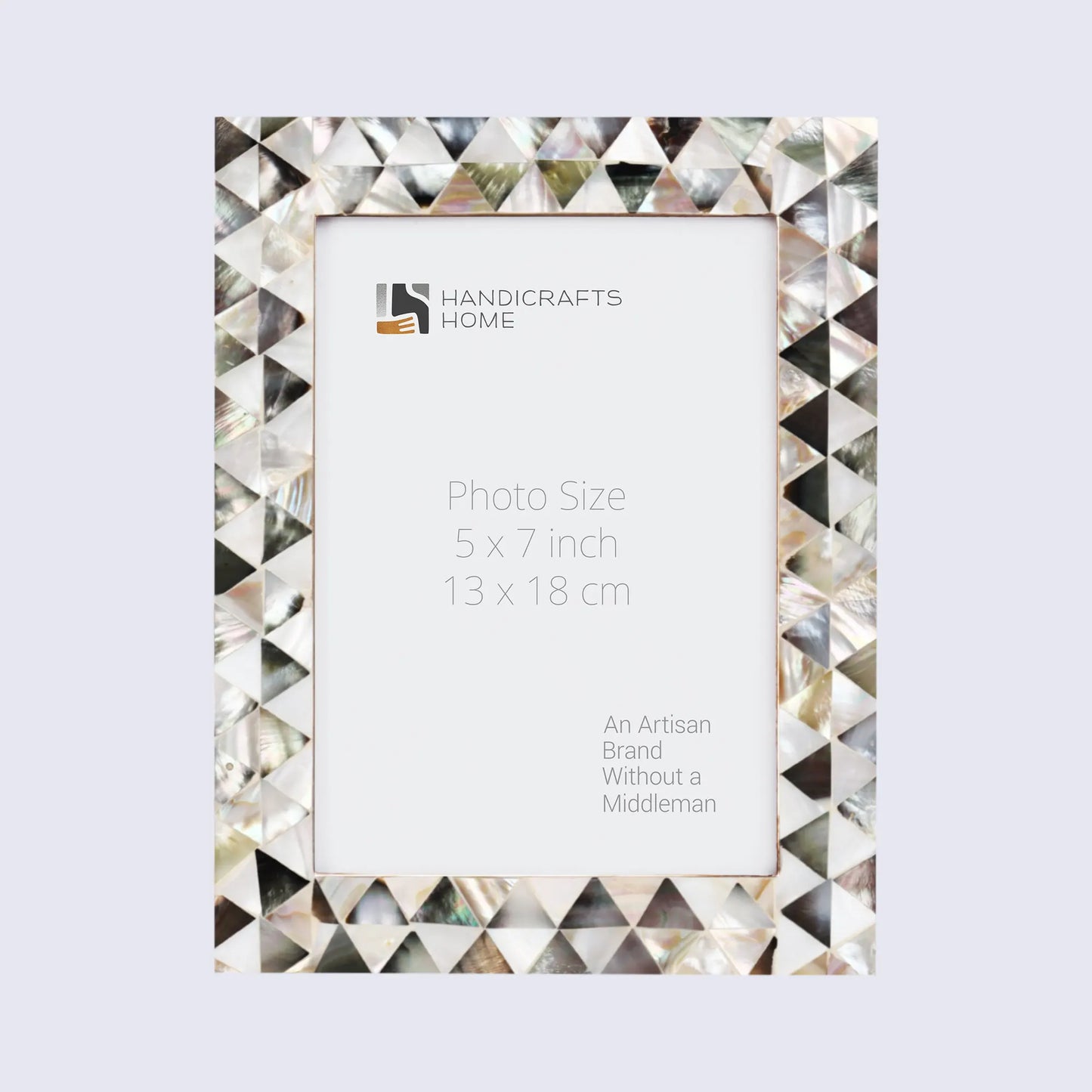 Picture Frames Pearlescent Abyss Pattern Mother of Pearl Collection in 3 Sizes