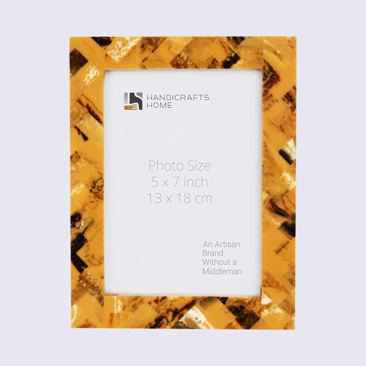 Picture Frames Pearlescent Honey Pattern Resin Inlay Collection in 3 Sizes