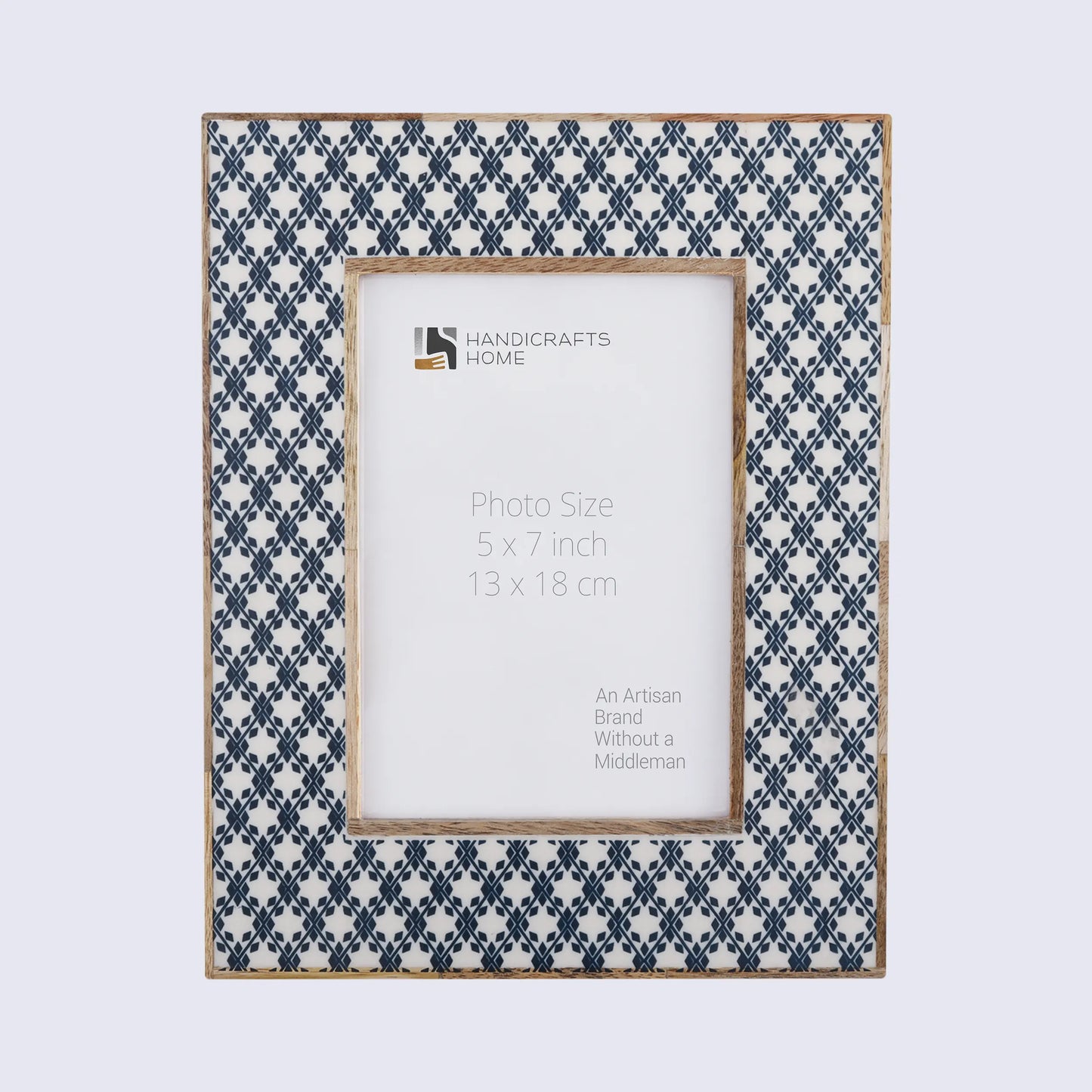 Picture Frame Rhythm Diamonds Collection Resin Inlay - 4x6, 5x7 & 8x10