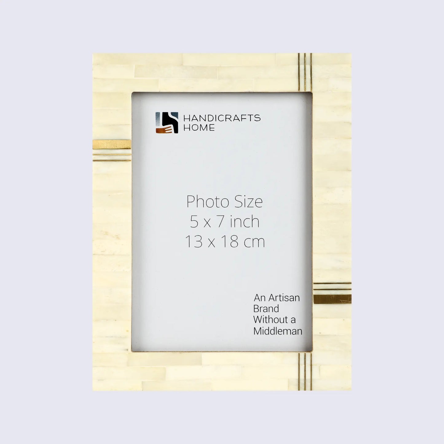 Picture Frames West Coast Barbara Pattern Bone Inlay Collection in 2 Sizes