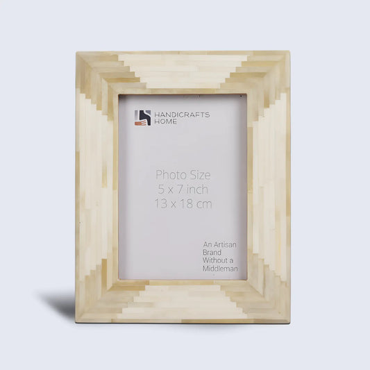 Picture Frames Apache Harvest Pattern Bone Inlay Collection in 3 Sizes