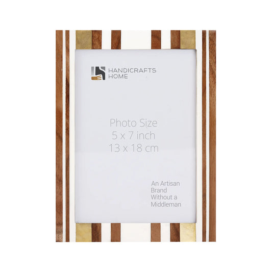 Picture Frames Artisan Midas Pattern Resin Inlay Collection in 3 Sizes