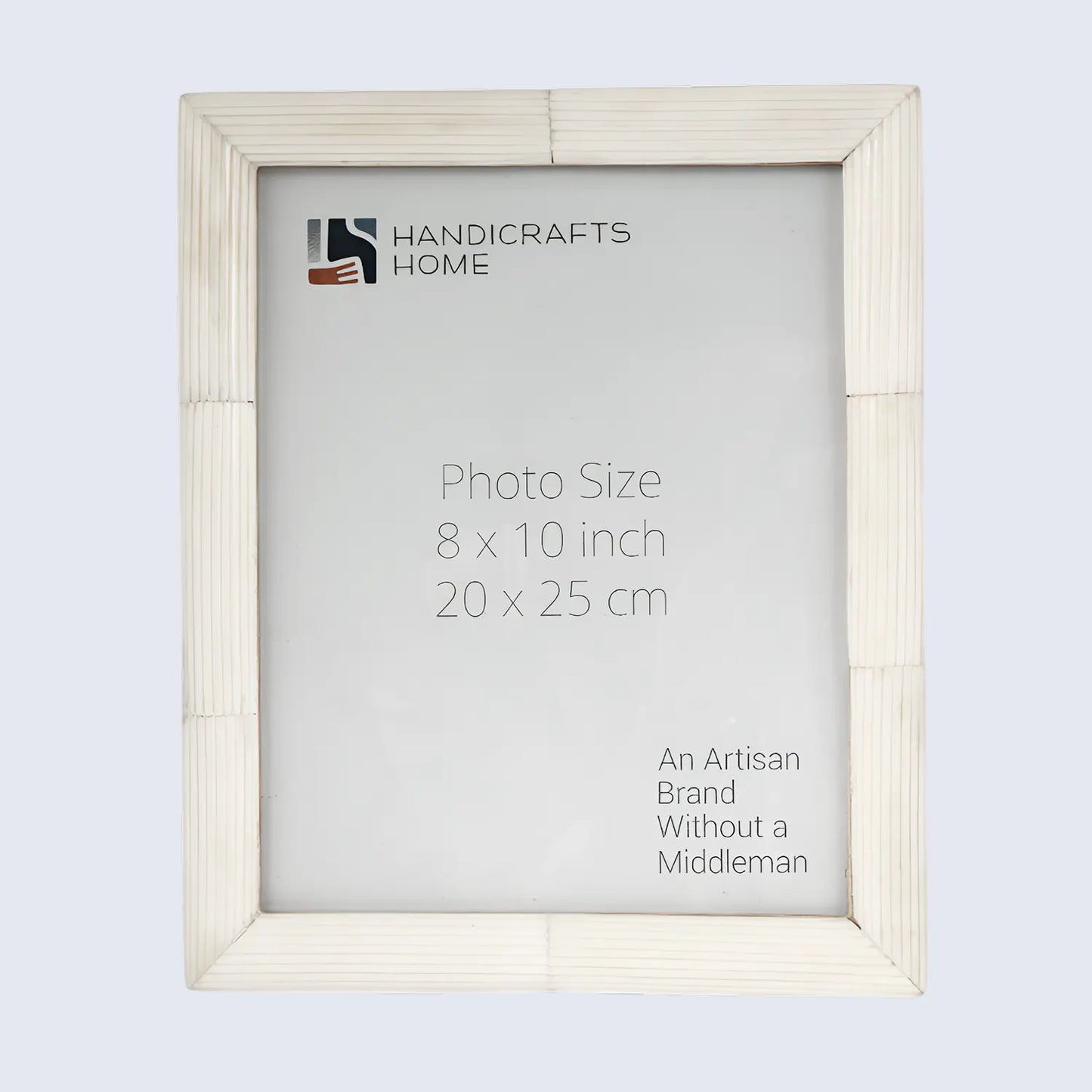 Hand Carved White Bone Inlay Photo Picture Frame in 3 Sizes
