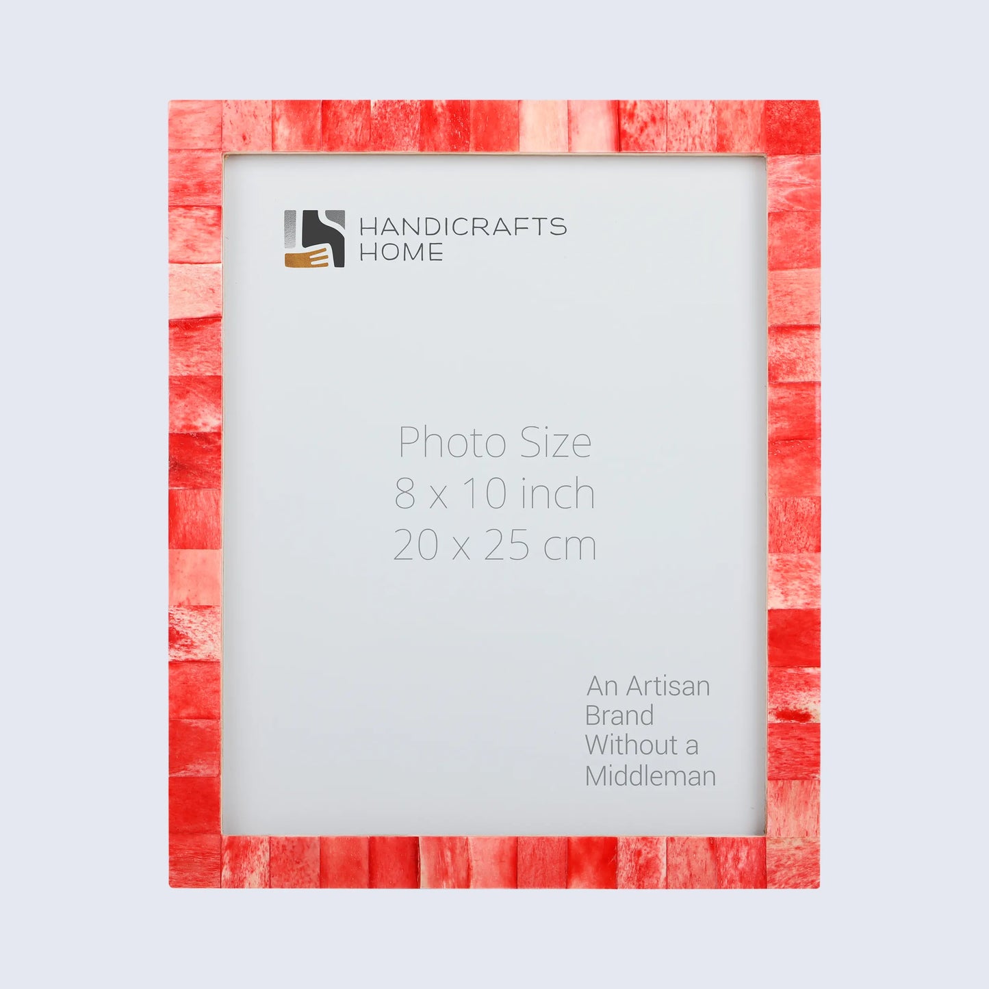 Picture Frames Classic Pattern Bone Inlay Collection in 27 Sizes, Red