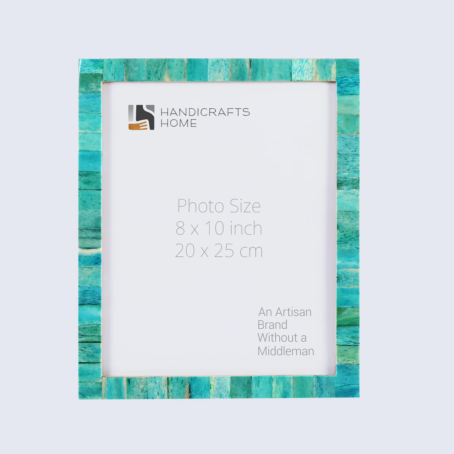 Picture Frames Classic Pattern Bone Inlay Collection in 27 Sizes, Green