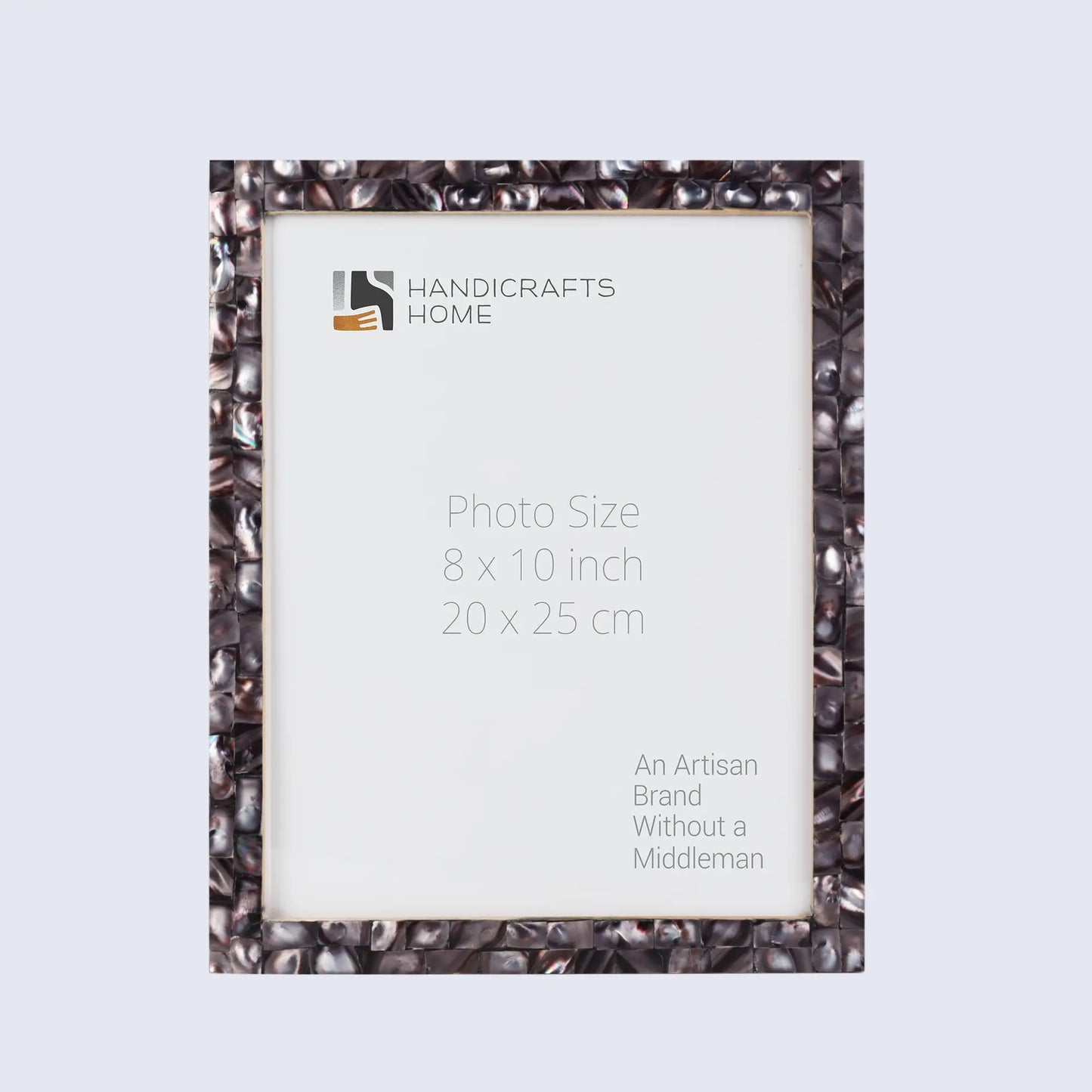 Picture Frames Mother of Pearl Collection in 27 Sizes, Grey