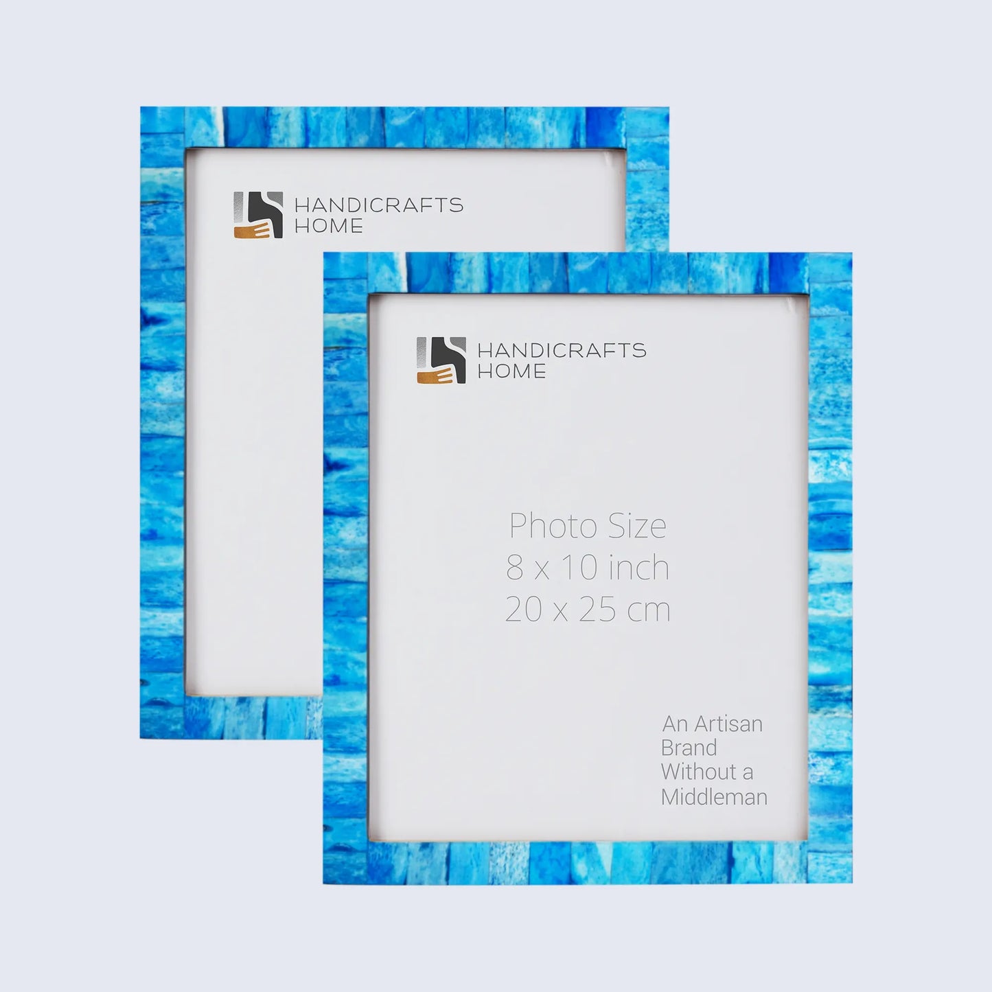 Picture Frame Classic Collection Bone Inlay Turquoise Pack of 2 – 3 Sizes