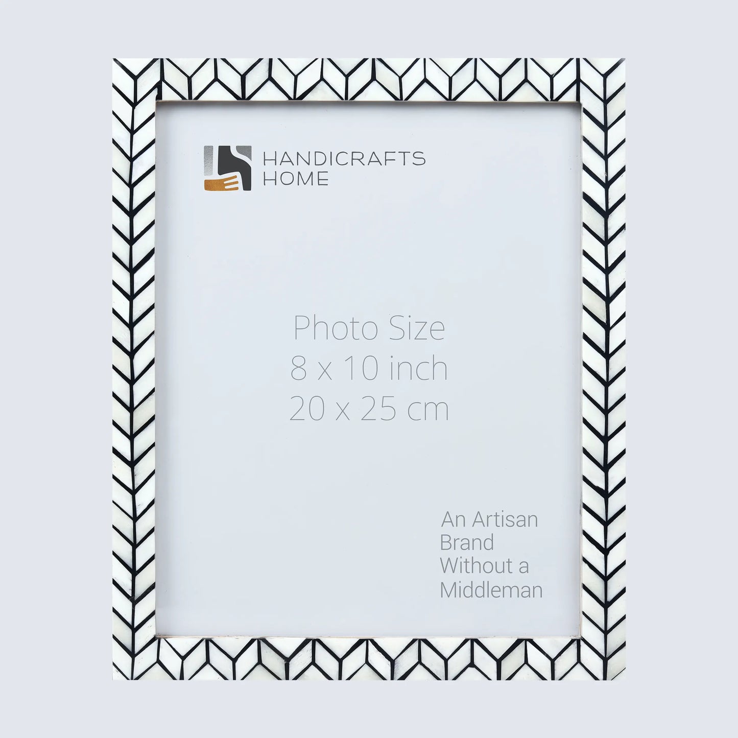 Picture Frames Artic Horizon Bone & Resin Inlay Collection in 3 Sizes