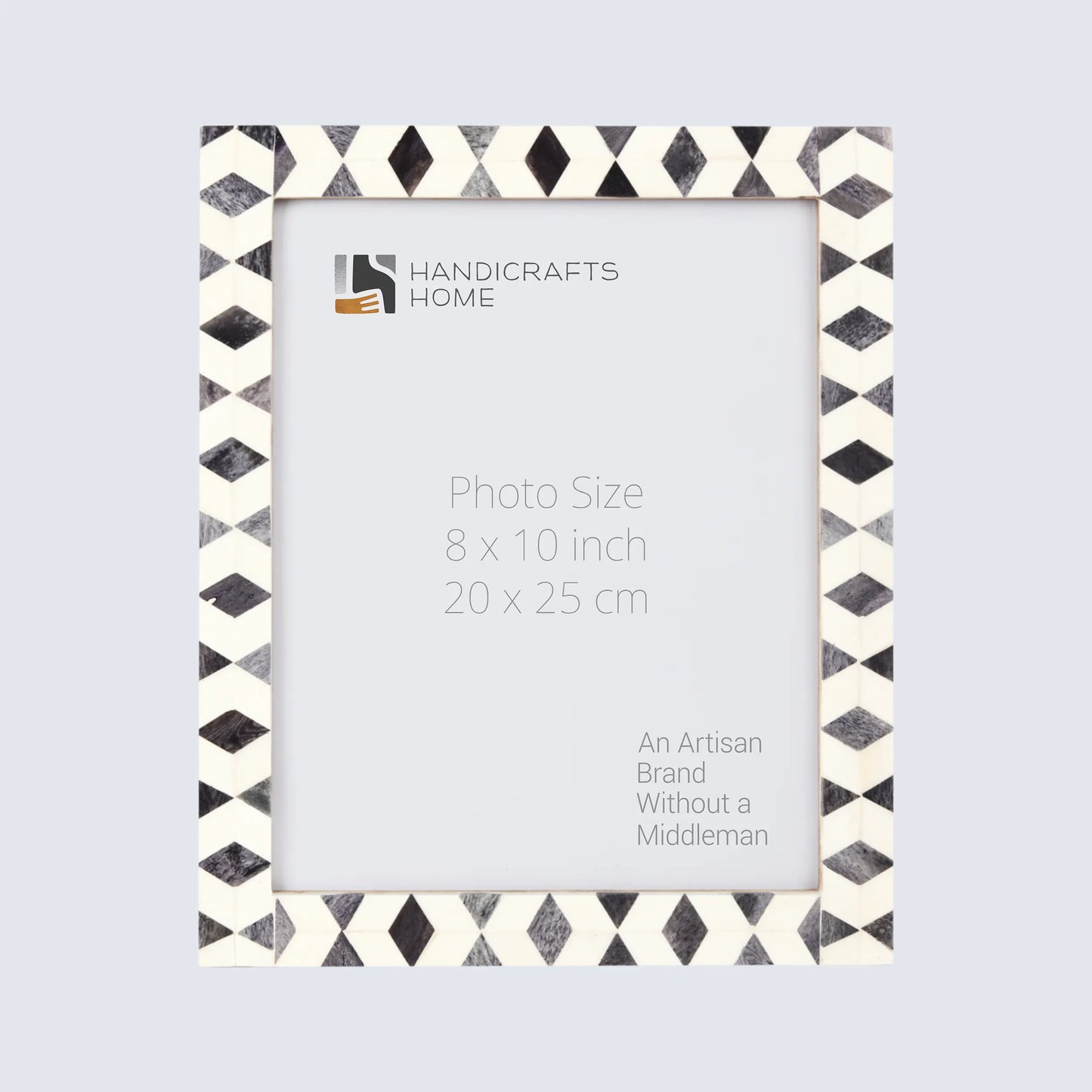 Arctic Moss collection White & Grey Picture Frame - 4x6, 5x7, and 8x10