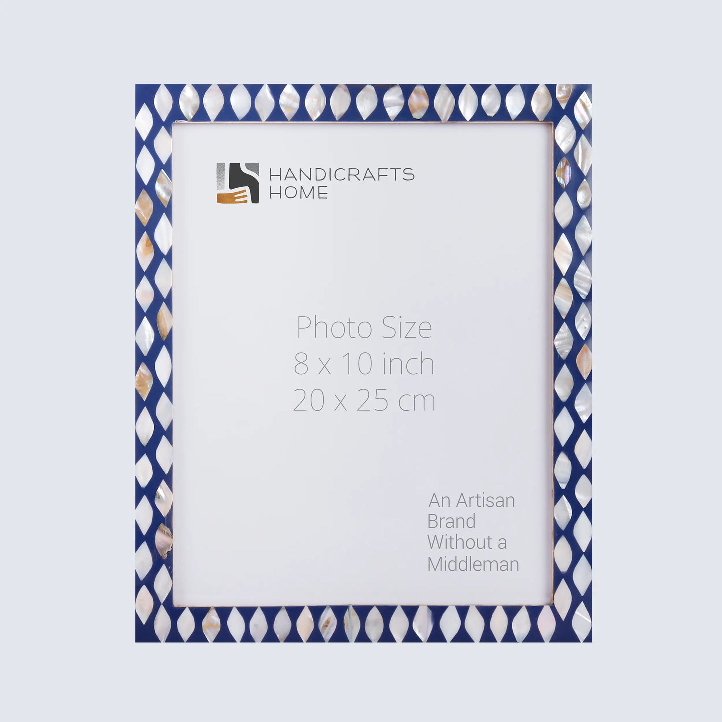 Picture Frames Avant Drops Pattern Mother of Pearl & Resin Collection in 3 Sizes