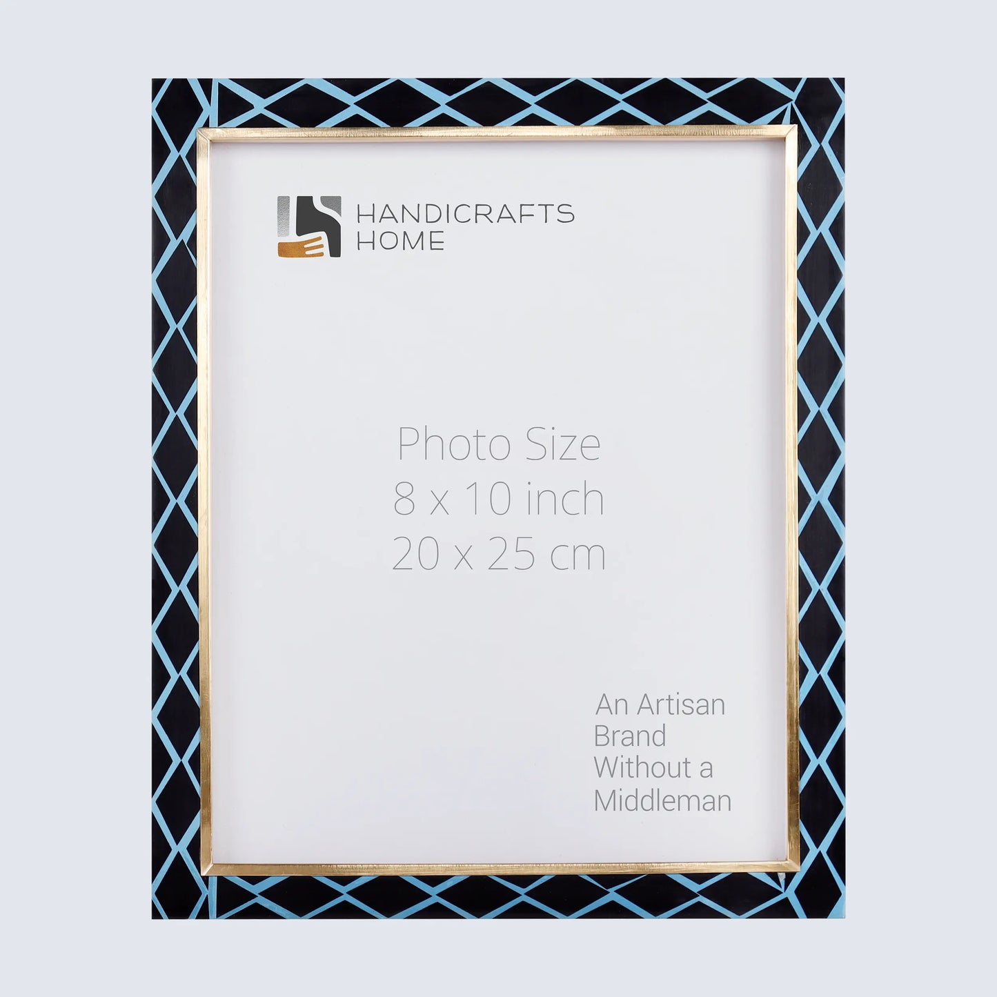 Picture Frames Halo Mamba Pattern Resin Inlay Collection in 3 Sizes