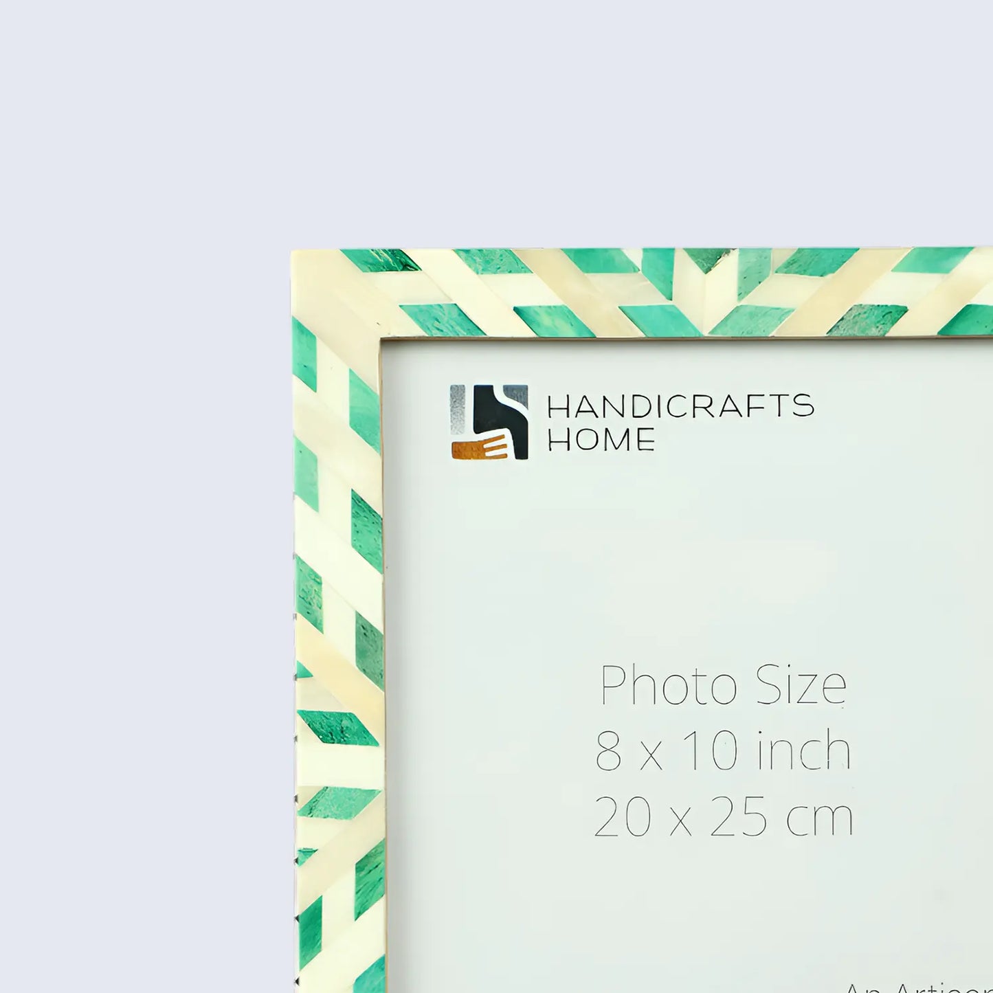 Hypno Nature Bone Inlay Green & White Picture Frame- 4x6, 5x7 and 8x10