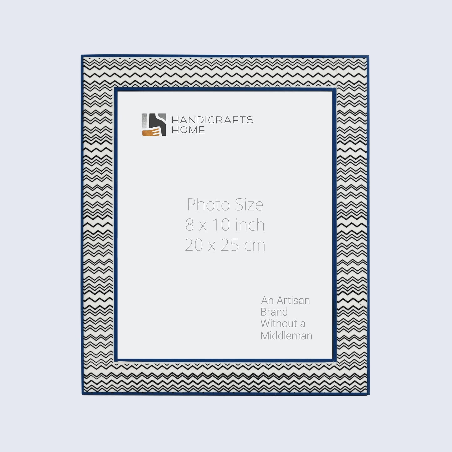 Picture Frames Rhythm Waves Pattern Resin Inlay Collection in 3 Sizes