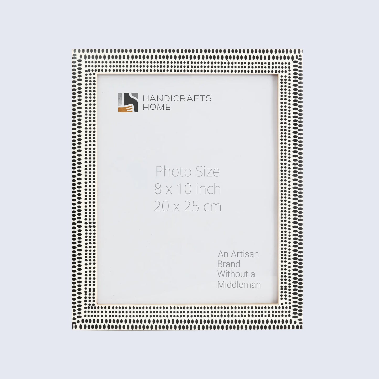 Picture Frames Rhythm Particles Collection Resin Inlay Black White 4x6 5x7 8x10"
