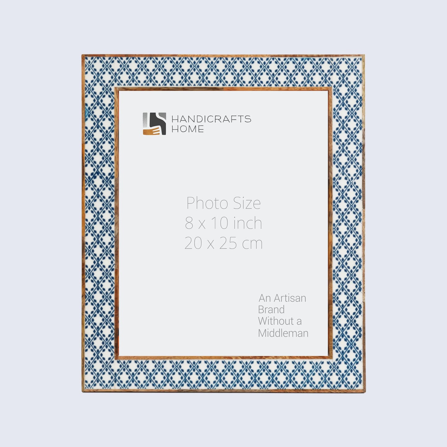 Picture Frame Rhythm Diamonds Collection Resin Inlay - 4x6, 5x7 & 8x10