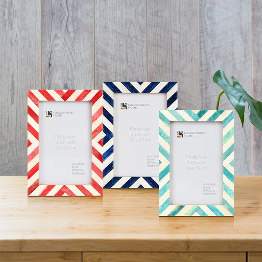 Vivid Collection Picture Frames Combo Pack of 3 - 4x6
