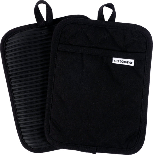 Cat Cora Ribbed Silicone Pot Holder - 7" x 9"