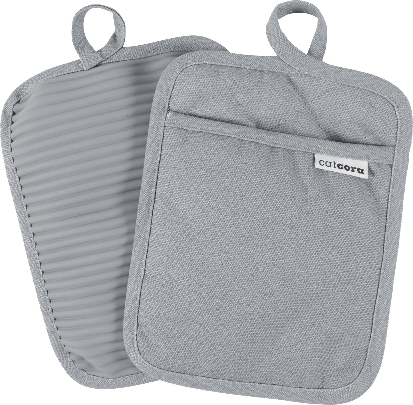 Cat Cora Ribbed Silicone Pot Holder - 7" x 9"