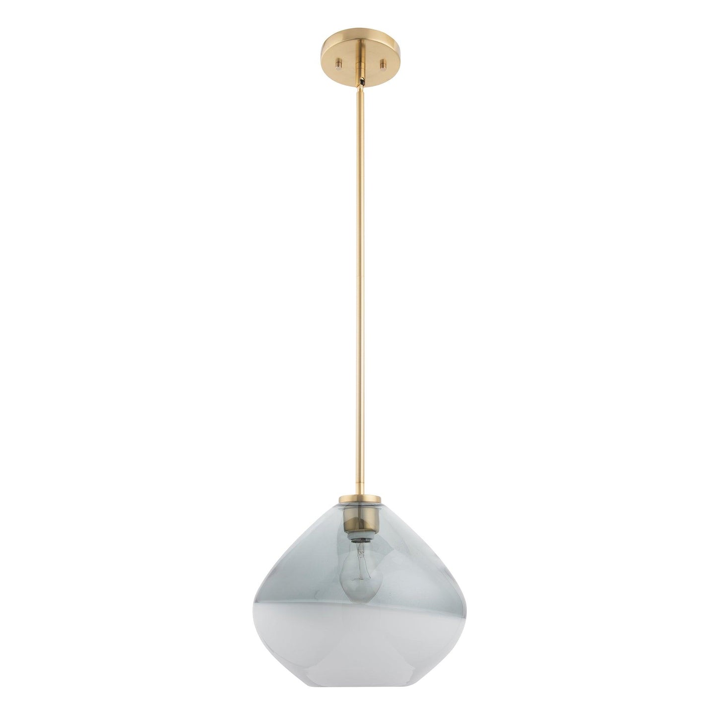 Pheobe 1-light Modern Handblown Glass Island Pendant Light