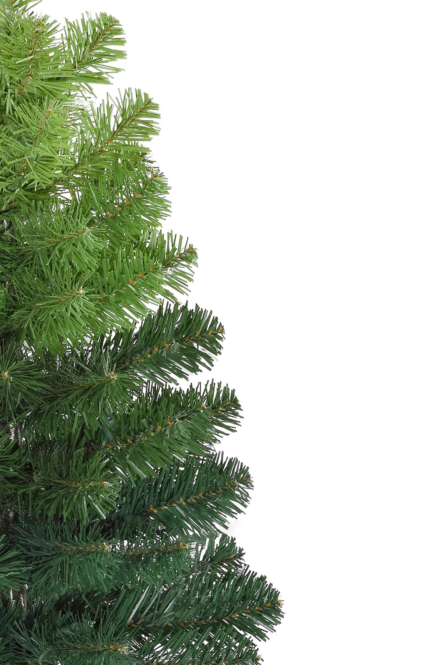 24" Tabletop Ombre Green Christmas Tree with Plastic Stand