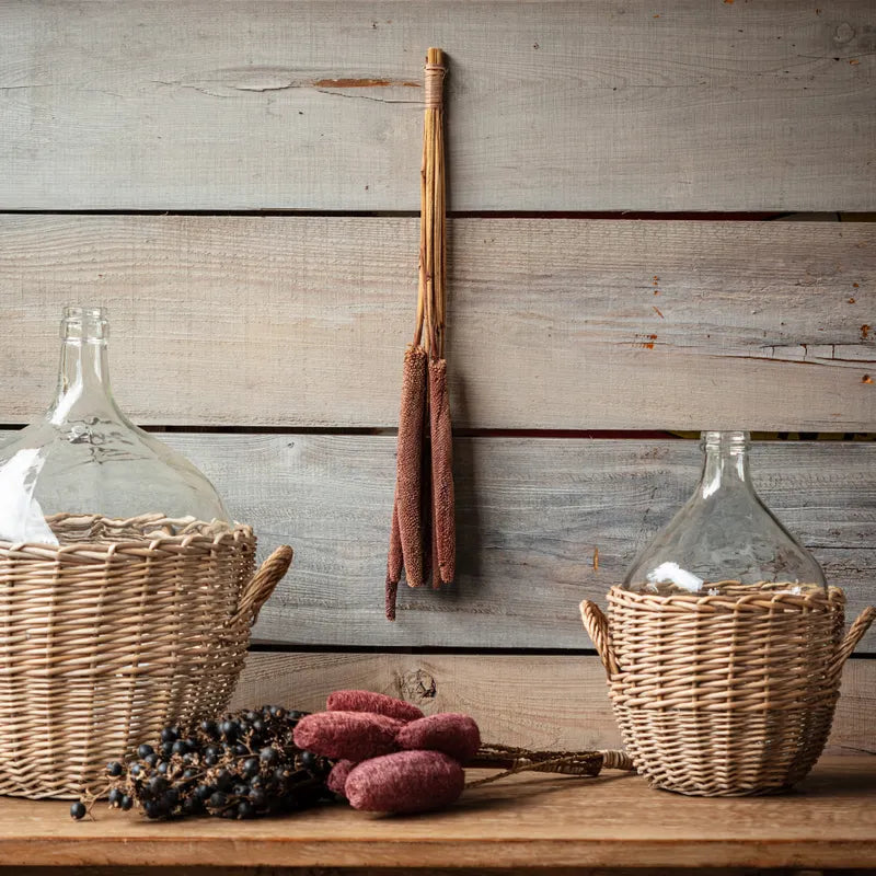 Dried Luffa Stem Bunch