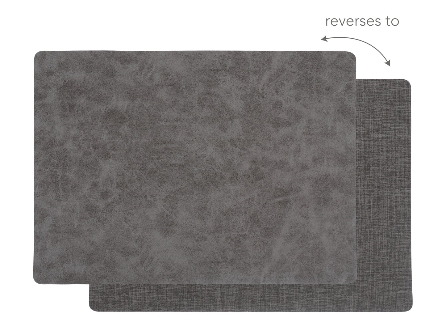 KAF Home Santiago Faux Leather Placemat, 13" x 18"