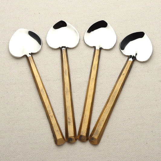 PLATEAU HEART SPOON 4 PC. SET
