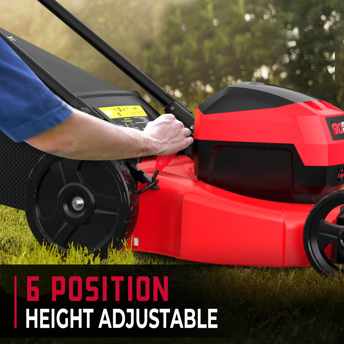 80V 21" Cordless Push Lawn Mower w/ Battery & Charger PS76821