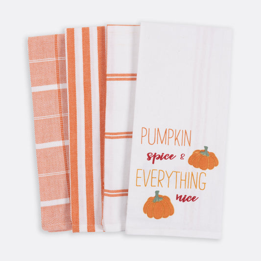 Fall Print and Yarn Dyed Towels