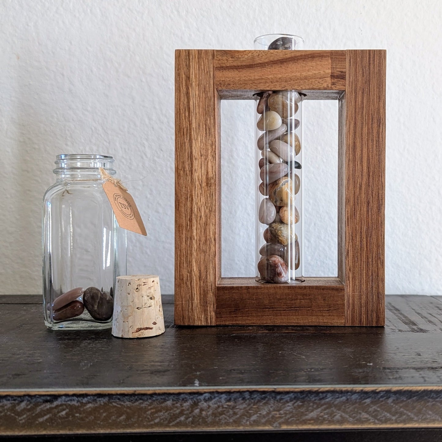 Mini Signature Stones in Frame Display