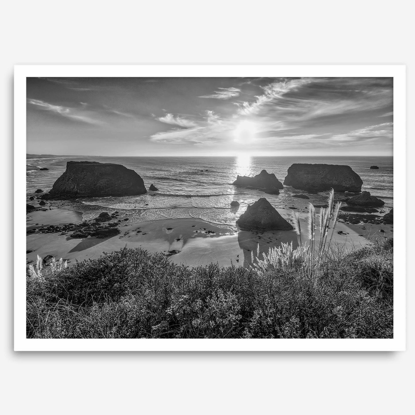 Monochrome Sunset
