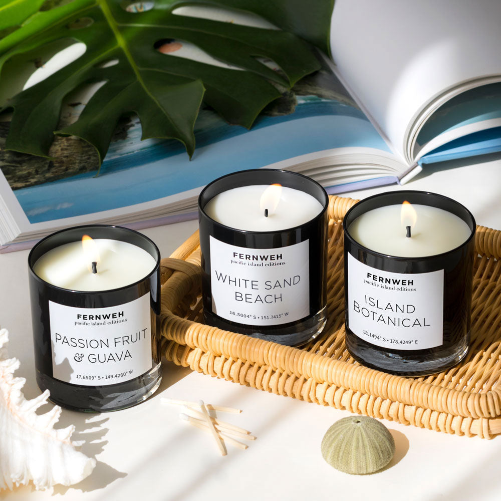 White Sand Beach Scented Soy Candle
