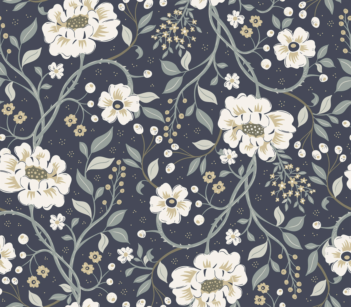 Peonies Wallpaper | Unique Flower Bloom for Elegant Interiors
