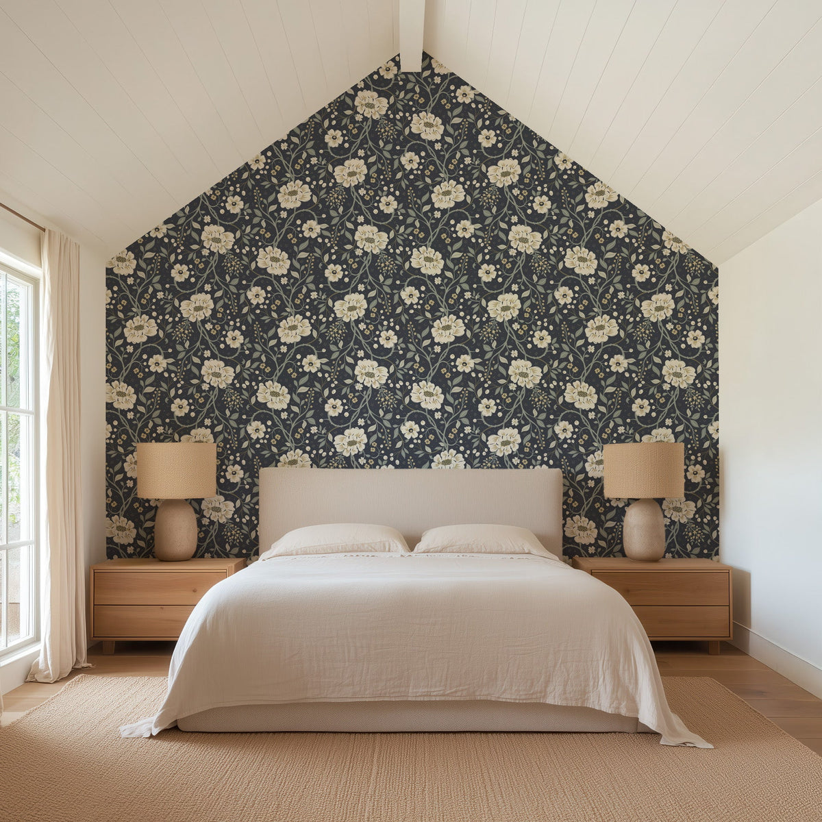 Peonies Wallpaper | Unique Flower Bloom for Elegant Interiors